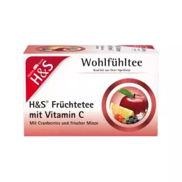 H&amp;S Ovoce s filtračními sáčky s vitamínem C, 20X2,7 g