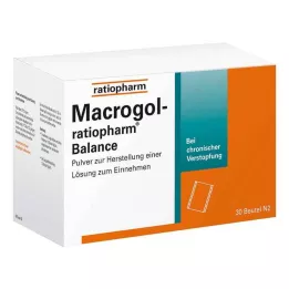 MACROGOL-ratiopharm Balance Plv.z.H.e.L.z.Einn., 30 ks