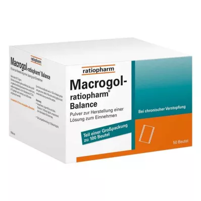MACROGOL-ratiopharm Balance Plv.z.H.e.L.z.Einn., 100 ks