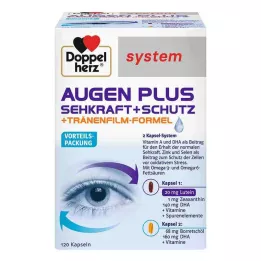 DOPPELHERZ Kapsle Eyes plus Vision+Protection system, 120 ks