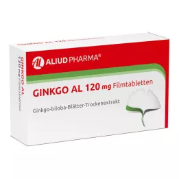 GINKGO AL 120 mg potahované tablety, 60 ks