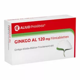 GINKGO AL 120 mg potahované tablety, 120 ks