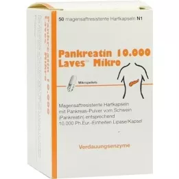 PANKREATIN 10 000 Laves micro žaludeční saftr.harps., 50 ks