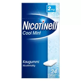 NICOTINELL Žvýkačka Cool Mint 2 mg, 24 ks