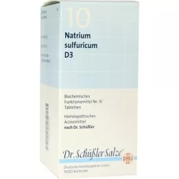 BIOCHEMIE DHU 10 tabletů sodného sulfuricum D 3, 420 ks