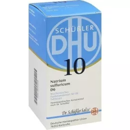 BIOCHEMIE DHU 10 tabletů sodného sulfuricum D 6, 420 ks