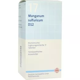 BIOCHEMIE DHU 17 Manganum sulfuricum d 12 tabl., 420 ks