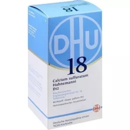 BIOCHEMIE DHU 18 tablety sulfuratum vápenatého D 12, 420 ks