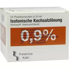 KOCHSALZLÖSUNG 0,9% pl.fresenius injectionsg., 20x10 ml