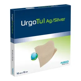 Urgotül Silver 10x12 cm navinutá gáza, 60 ks