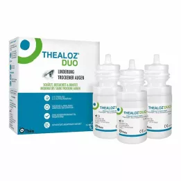 THEALOZ Duo oční kapky, 3X10 ml