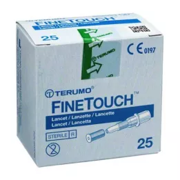 TERUMO Jednorázové lancety FineTouch, 25 ks