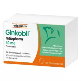 GINKOBIL-ratiopharm 40 mg potahované tablety, 120 ks