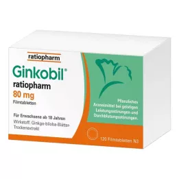GINKOBIL-ratiopharm 80 mg potahované tablety, 120 ks