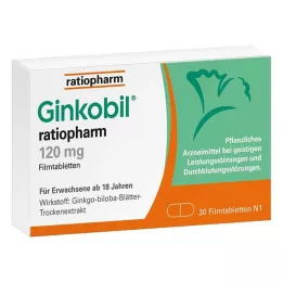 GINKOBIL-ratiopharm 120 mg potahované tablety, 30 ks