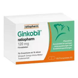 GINKOBIL-ratiopharm 120 mg potahované tablety, 120 ks