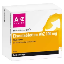 EISENTABLETTEN AbZ 100 mg potahované tablety, 100 ks