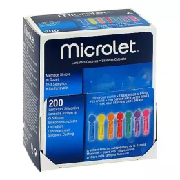 MICROLET Lancety barevné, 200 ks