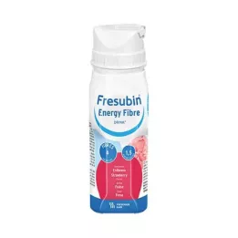 FRESUBIN ENERGY Vláknina DRINK Láhev na pití Jahoda, 4X200 ml