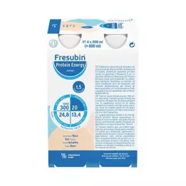 FRESUBIN PROTEIN Energetická DRINK Láhev na pití ořechů, 4X200 ml