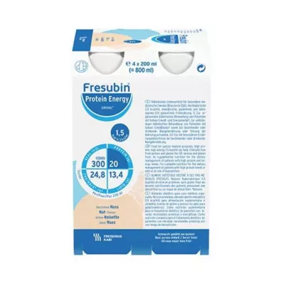 FRESUBIN PROTEIN Energetická DRINK Láhev na pití ořechů, 4X200 ml FRESUBIN PROTEIN Energetická DRINK Láhev na pití ořechů, 4X200 ml