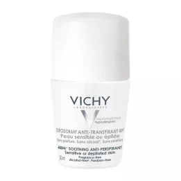 Vichy Deo Roll na citlivé proti transpirantu 48h, 50 ml