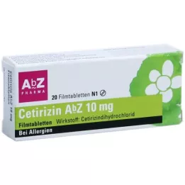 CETIRIZIN Abbey 10 mg filmových tablet, 20 ks