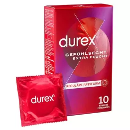 DUREX Pocit extra vlhké kondomy, 10 ks