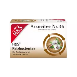 H&S Čajové filtrační sáčky proti kašli, 20X2,5g