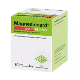 MAGNESIOCARD retard 15 mmol sáček s retardovanými potahovanými tabletami, 30 ks