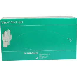 VASCO Nitril Light Investigation Gloves Gr.l, 100 ks
