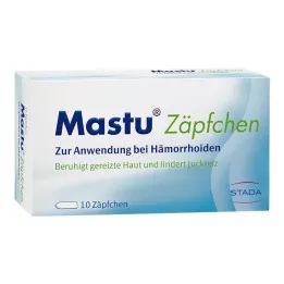 MASTU Suppusitories hemoroidy, 10 ks