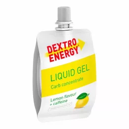 DEXTRO ENERGY Sportovní výživa Tekutý gel Lemon+caffe., 60 ml