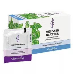 MELISSENBLÄTTER Čajové filtrační sáčky, 20X1,5g