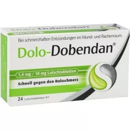 Dolo Dobendan 1,4 mg / 10 mg lízátka, 24 ks