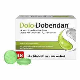 DOLO-DOBENDAN 1,4 mg/10 mg pastilky, 48 ks