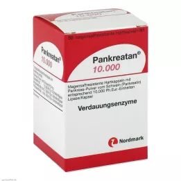 PANKREATAN 10 000 enterosolventních tvrdých tobolek, 50 ks