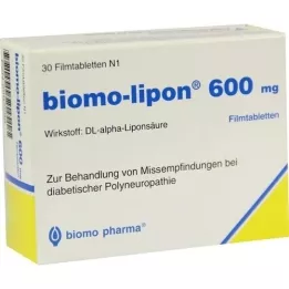 BIOMO-Lipon 600 mg filmové tablety, 30 ks