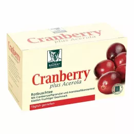 CRANBERRY ACEROLA Filtrační sáčky Baders, 20 ks