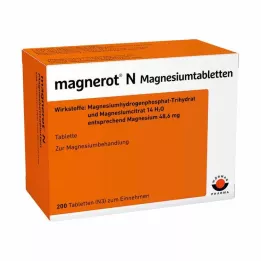MAGNEROT N Hořčíkové tablety, 200 ks