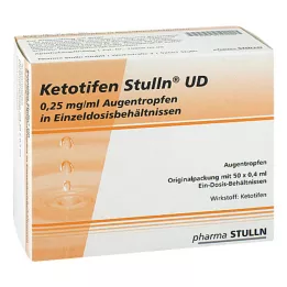 KETOTIFEN Stulln UD Oční kapky jednodávkové pip., 50X0,4 ml