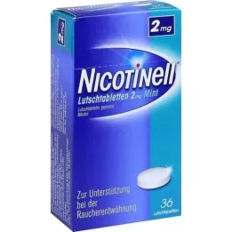 NICOTINELL Sucking Tablets 2 mg máta, 36 ks