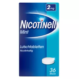 NICOTINELL Pastilky 2 mg Máta, 36 ks