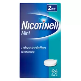 NICOTINELL Pastilky 2 mg Máta, 96 ks