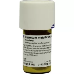 ARGENTUM METALLICUM praeparatum d 12 triturace, 20 g