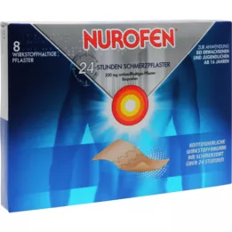 NUROFEN 24hodinová omítka bolesti 200 mg, 8 ks