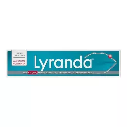 LYRANDA Žvýkací tablety, 15 ks