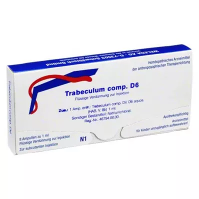 TRABECULUM comp.D 6 ampulí, 8 ks