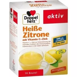 Doppelherz Horký citron s vitamínem C + Zinc, 10 ks