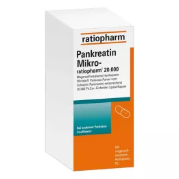 PANKREATIN Mikro-poměr.20 000 enterosolventních tvrdých tobolek, 100 ks